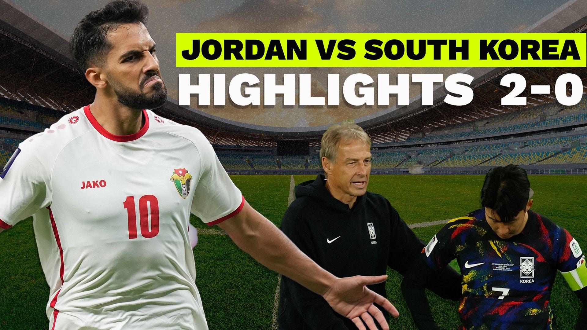 Jordon vs South Korea AFC  | Game Highlights